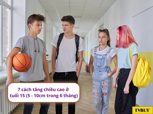 Chiều cao giữa nam và nữ 15 tuổi có sự chênh lệch