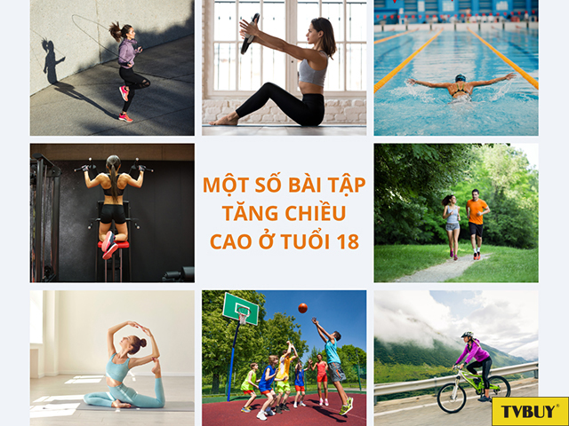 Một số bài tập tăng chiều cao ở tuổi 18