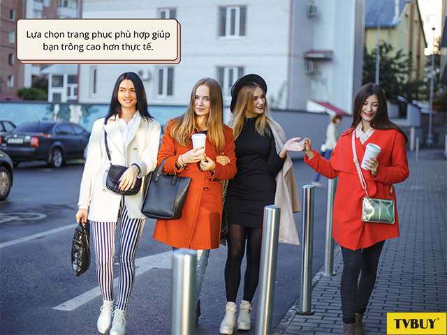 Biết cách phối hợp trang phục giúp bạn “ăn gian” chiều cao