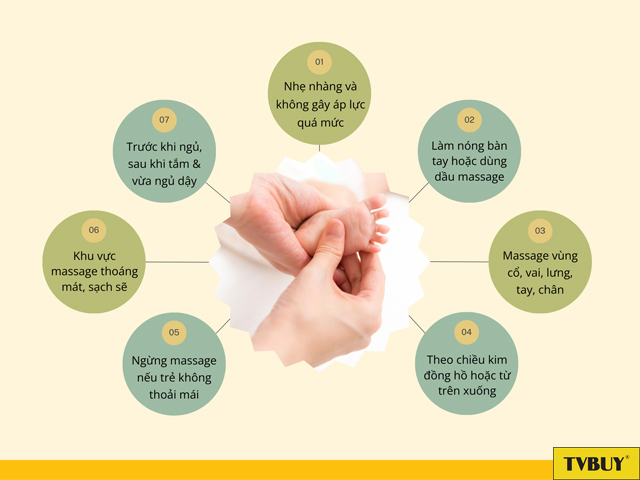 Lưu ý khi massage cho trẻ giúp con thư giãn, kích thích xương khớp phát triển tốt