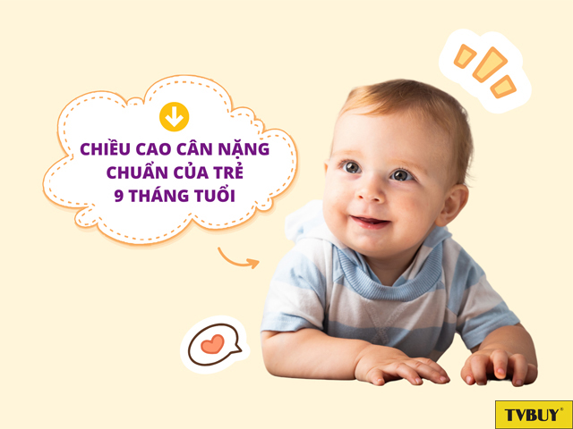 Trẻ 9 tháng tuổi cần được chăm sóc tốt để có thể đạt tốc độ tăng trưởng tối ưu