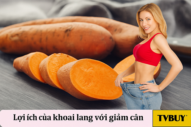 khoai lang giúp giảm cân hiệu quả
