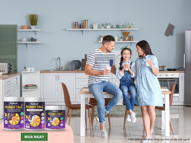Uống sữa mỗi ngày giúp chiều cao tăng trưởng tối đa