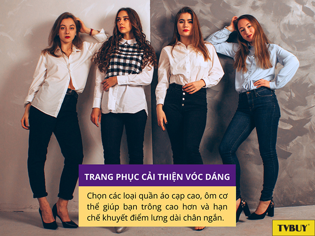 Phối đồ đúng cách giúp tăng chiều dài cho chân