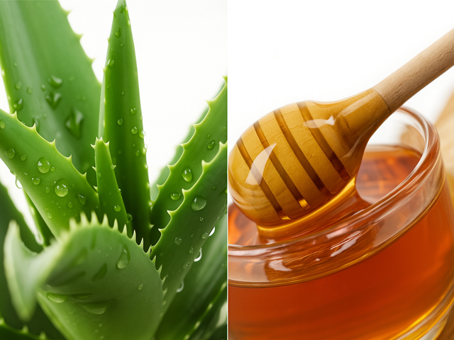 Kết hợp nha đam với mật ong làm đẹp da
