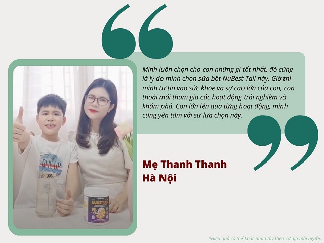 Chăm con ở tuổi dậy thì dễ dàng hơn vì mẹ đã có sữa bột NuBest Tall 