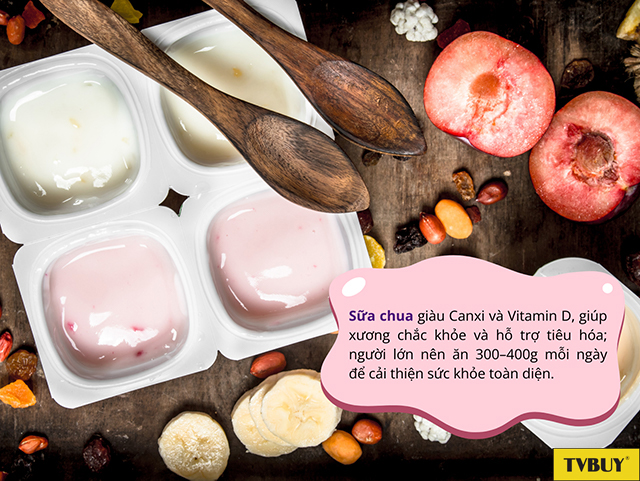 Sữa chua là một trong những loại sữa tốt cho mọi độ tuổi