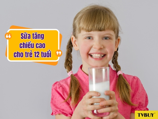 Trẻ 12 tuổi nên uống sữa tăng chiều cao mỗi ngày để bứt phá vóc dáng
