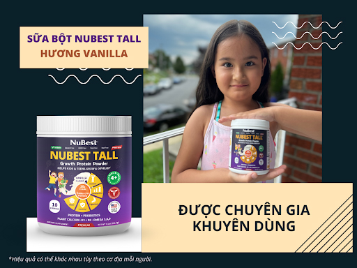 Sữa bột NuBest Tall hương Vanilla được tin dùng tại nhiều quốc gia.
