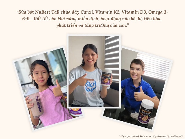 Hương vị Chocolate thơm ngon được nhiều trẻ em và thanh thiếu niên yêu thích