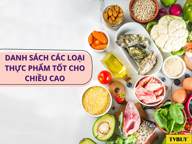 Danh sách các loại thức ăn để tăng chiều cao cho trẻ 2 - 18 tuổi