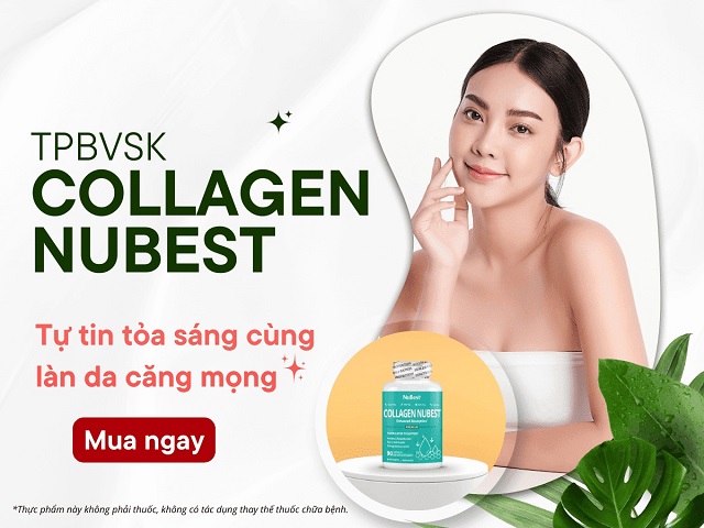 TPBVSK Collagen NuBest hỗ trợ bổ sung Collagen hạn chế lão hóa da