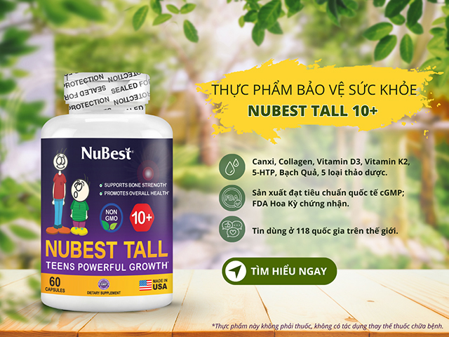 TPBVSK NuBest Tall 10+ đến từ Mỹ nhận hơn 5500 đánh giá 5 sao trên Walmart, Amazon…