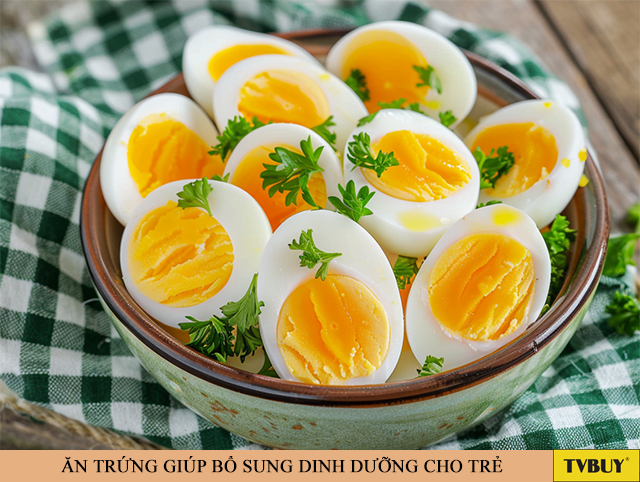 trứng giúp trẻ thông minh hơn nhờ vào hàm lượng dinh dưỡng dồi dào